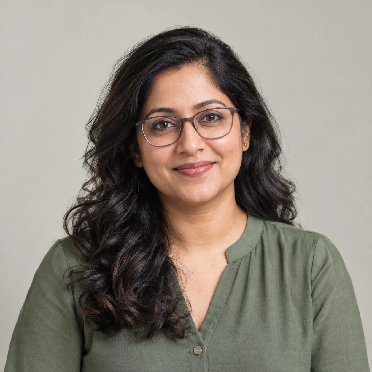 Generated photo of Meera Iyer, a fictional demo mentor