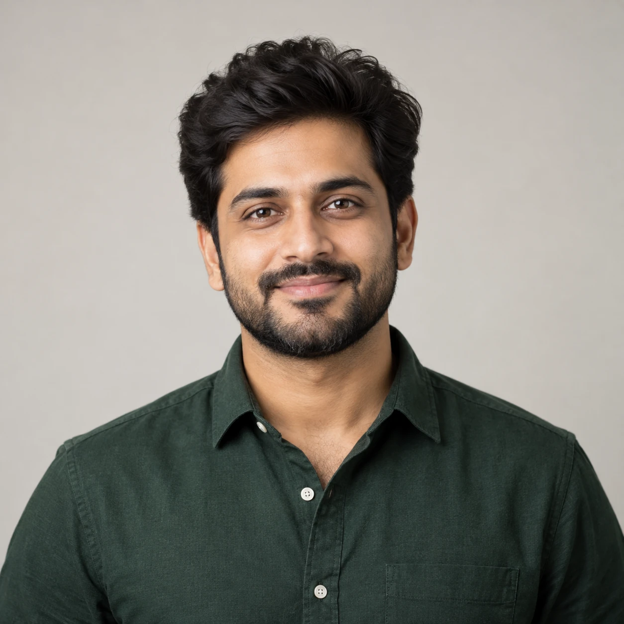 Generated photo of Kabir Saxena, a fictional demo mentor