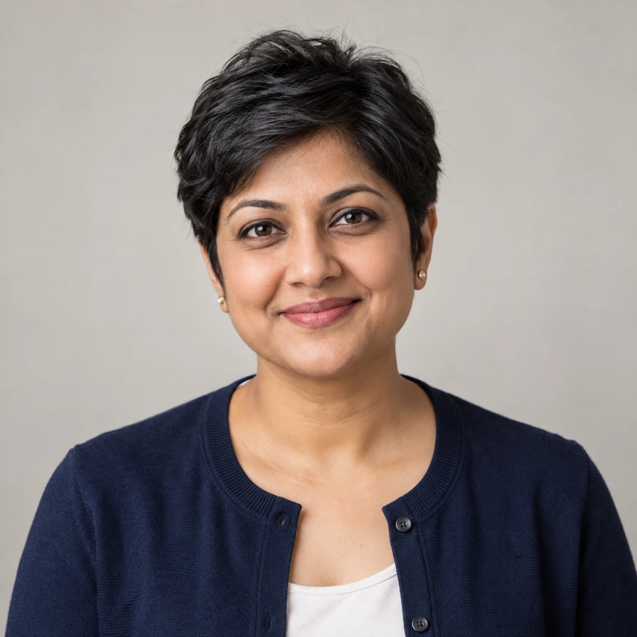AI-generated portrait for Shreya Rao, a fictional demo mentor