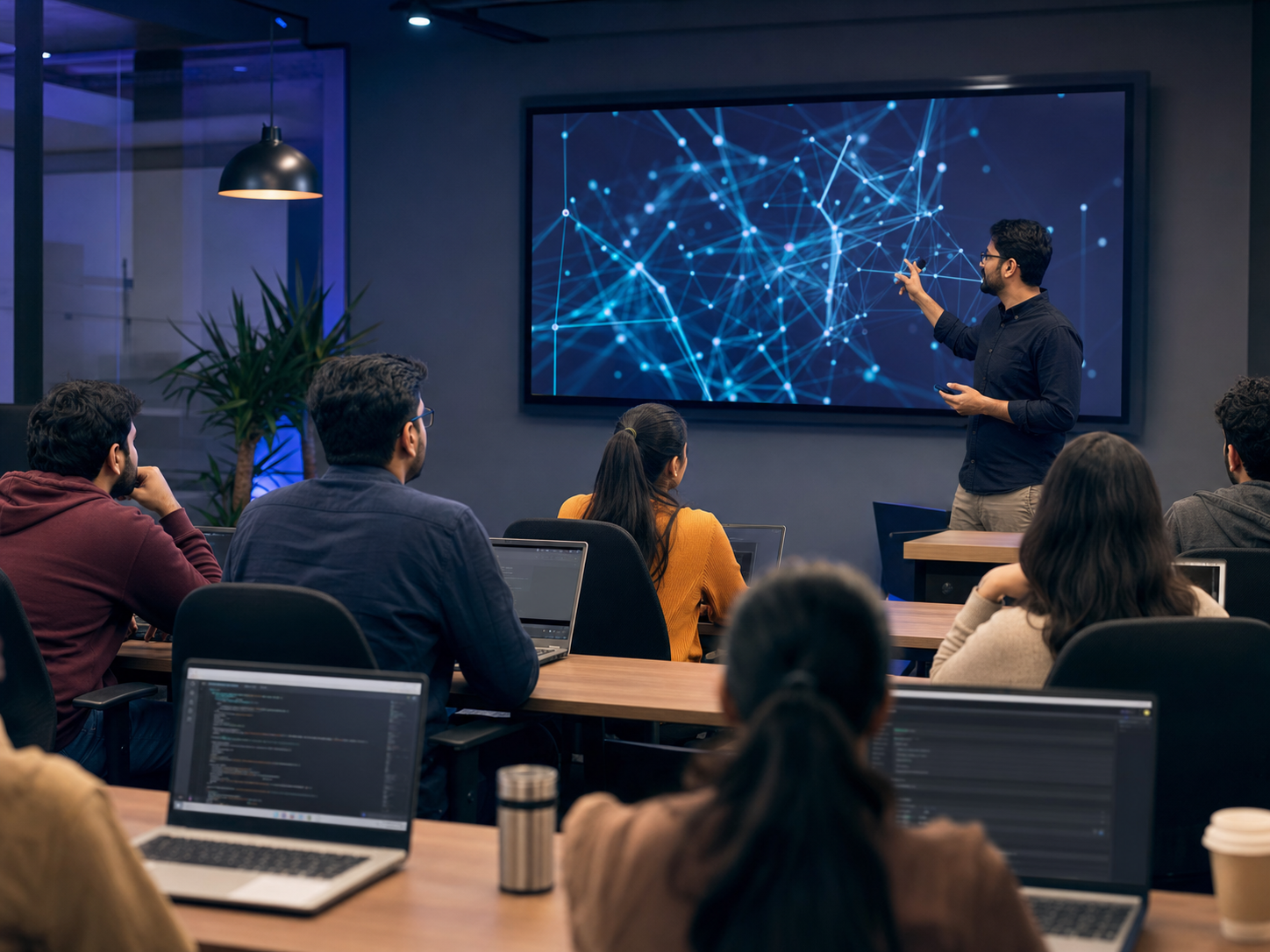 TechlyUp generative AI workshop with learners practicing future-ready skills